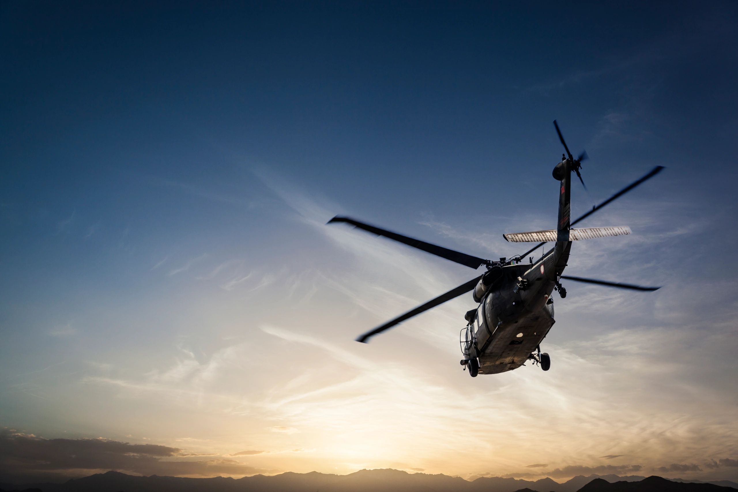 helicopter landing resort