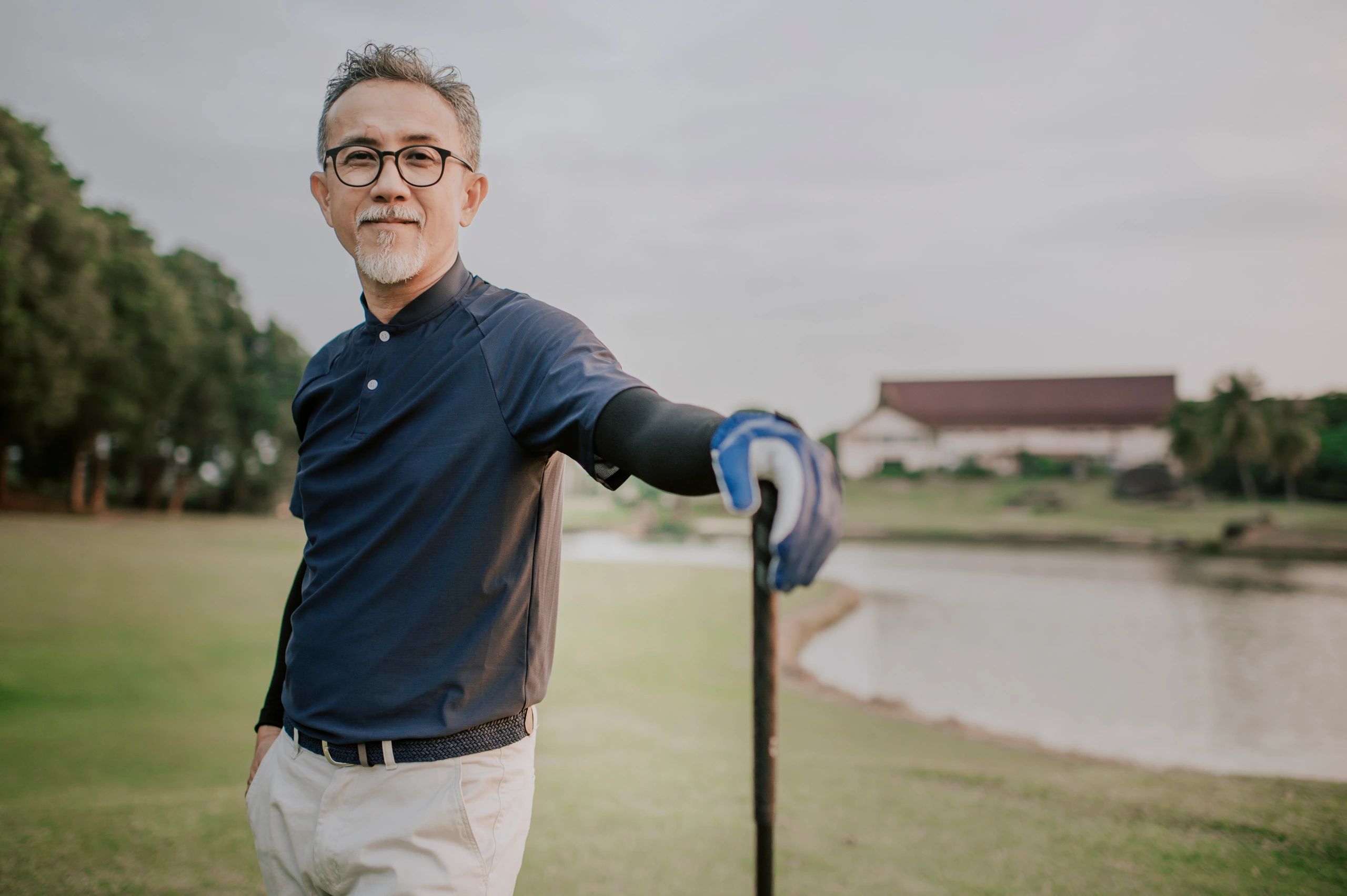 golf testimonial portrait smiling