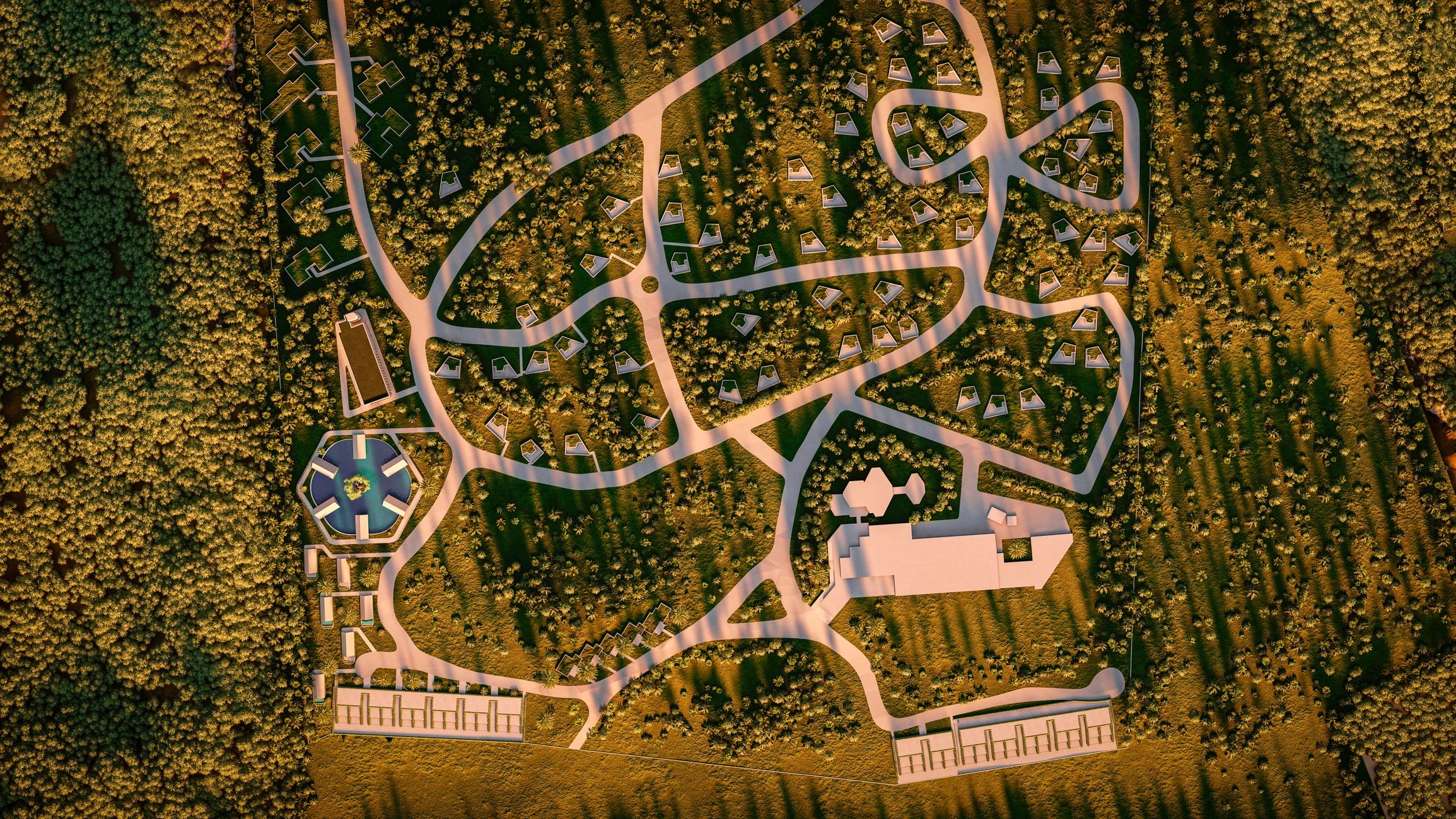 Map showing the location of White Sands Golf & Beach Resort